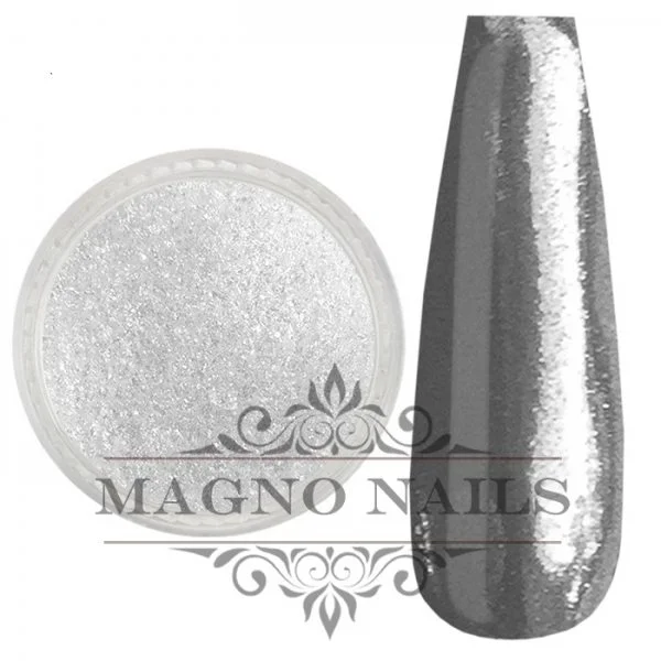 Chrome Mirror Pigment - Spiegel Effekt - Sparkling silver Nail Art Nailart Flocken